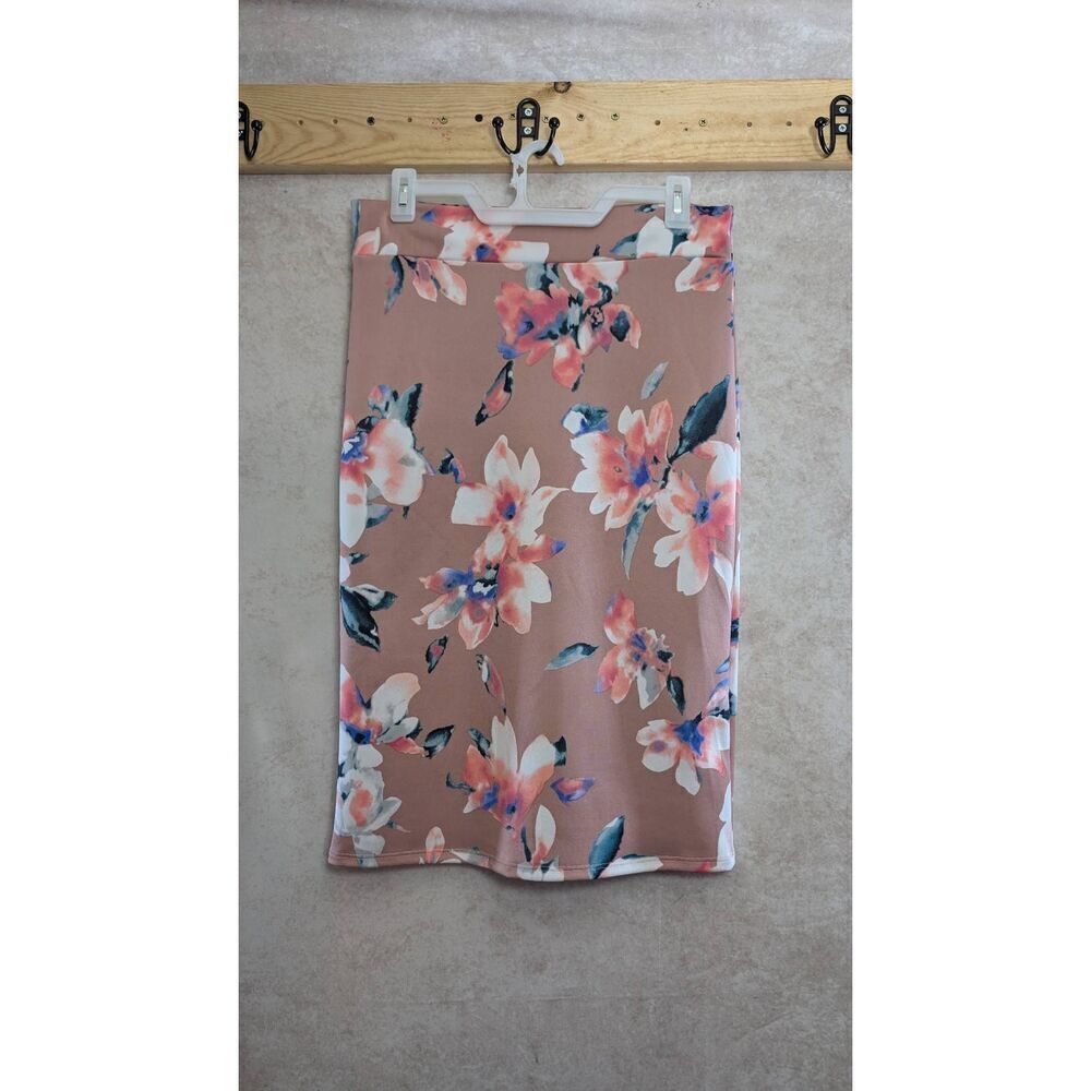 42 pops fitted stretchy pencil skirt medium